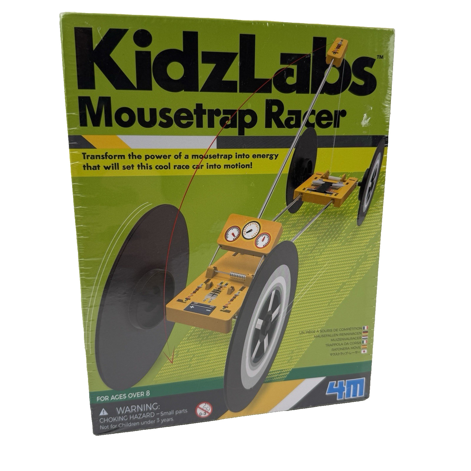 Toysmith KidzLabs Mousetrap Racer In Box Race Car Brand New Sealed