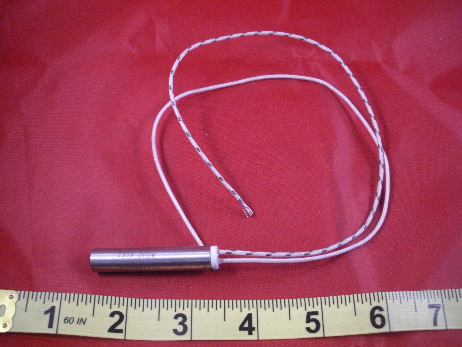 Nordson 250682A Temperature Sensor Heater Cartridge 250682 235v 200w 3/8" x 2"