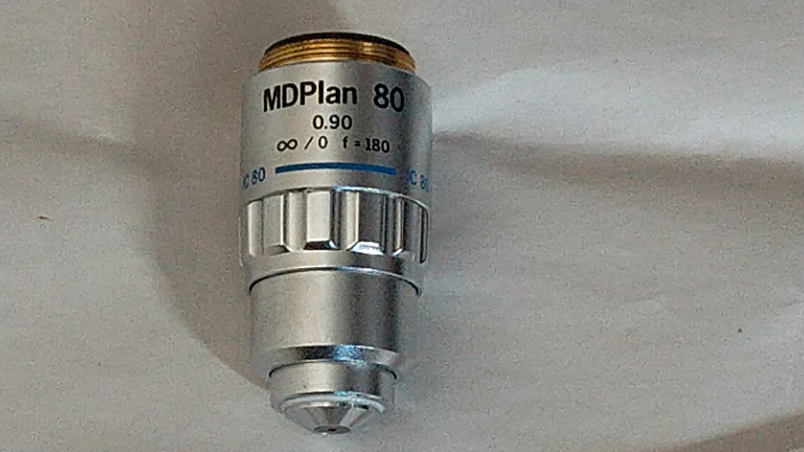 Olympus MDPlan 80x / 0.90 ∞/0 f=180 IC 80 Microscope Objective 116874