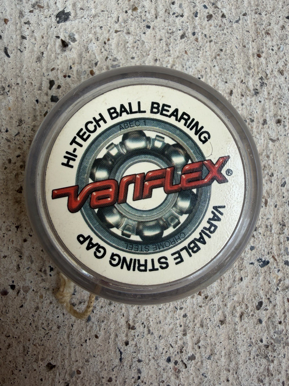 Vintage 1998 Variflex Ball Bearing Pro Yo-Yo Clear Retro Toy Collectible