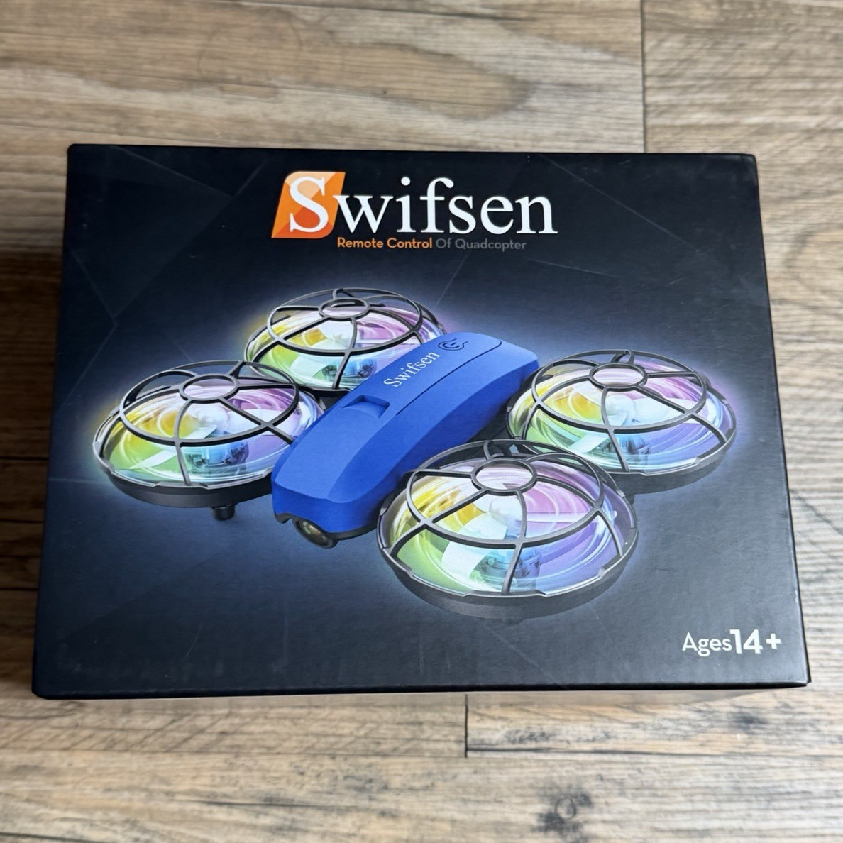 Swifsen Remote Control Electric Quadcopter Blue Ages 12+ Model Kit