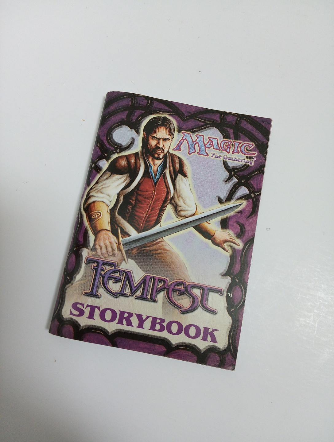Magic The Gathering tempest Rulebook from Starter Deck MTG
