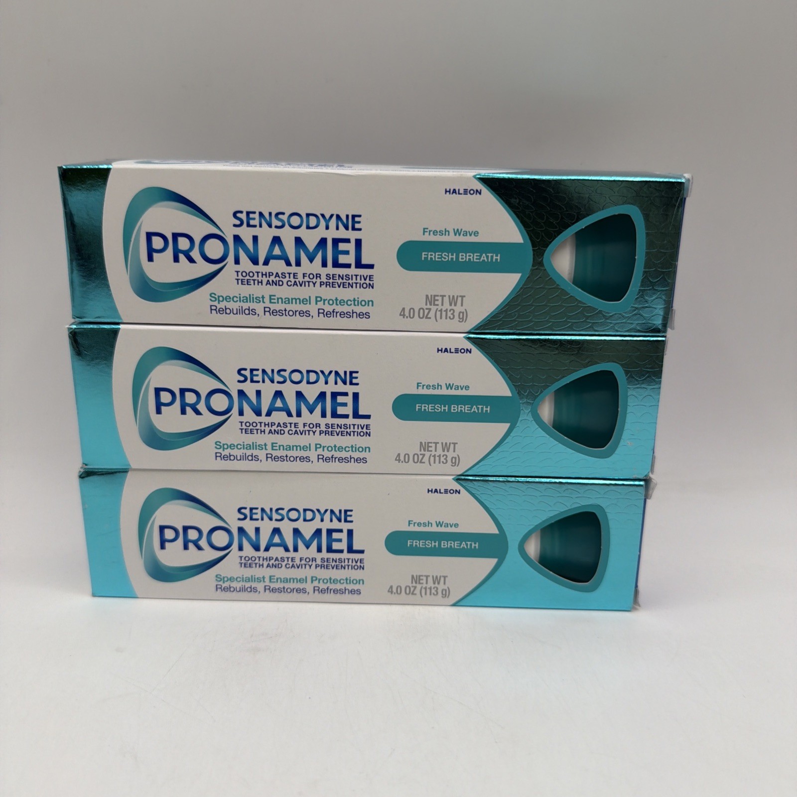 Sensodyne Pronamel Toothpaste Fresh Breath Protects 4 Oz 3 Pack