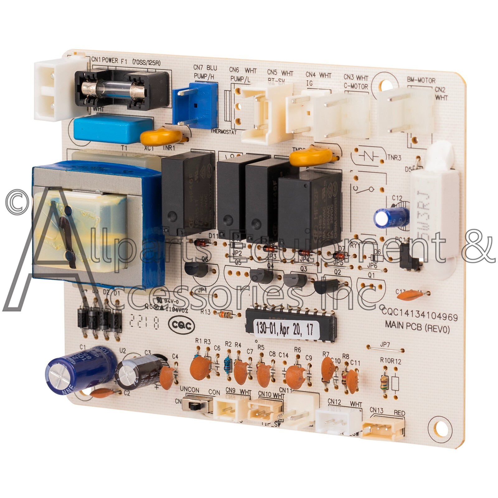 75-025-0490 Pinnacle Main PCB Circuit Board Assembly 2 Pin CN2 Motor Connector