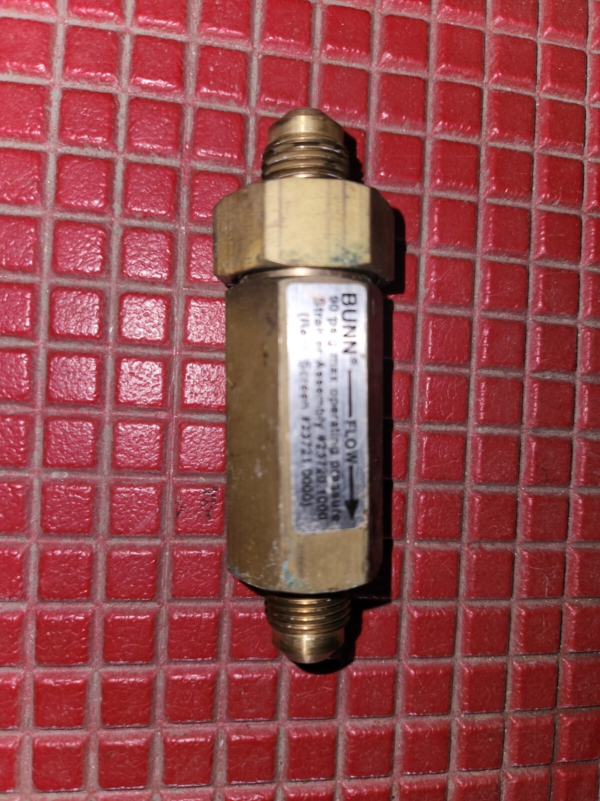 Bunn-o-matix 23720.1000 Water Strainer Assembly