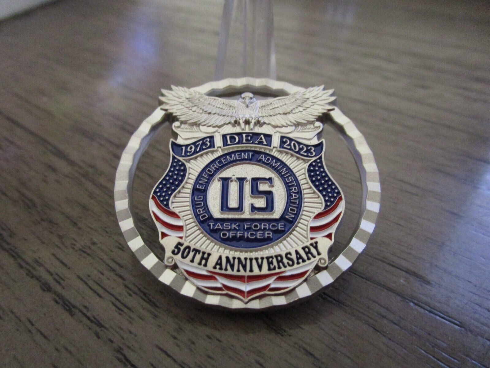 DEA Drug Enforcement Administration 50th Anniversary Challenge Coin #788S