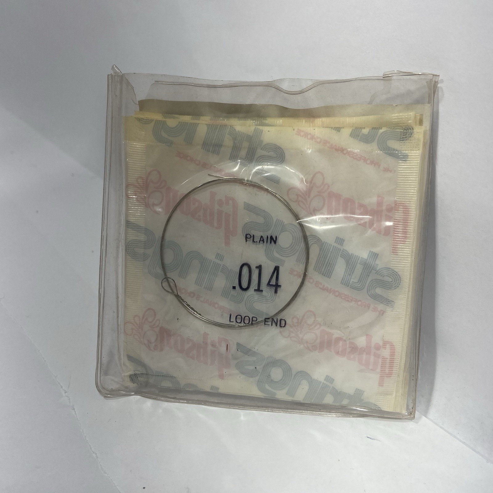 Gibson Mandolin Strings No 158 Loop End .014 Gauge A Strings 6 Count Vintage
