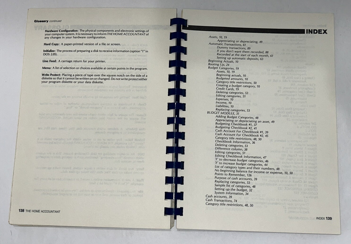 The Home Accountant Software Manual For Atari Computer Continental Software 1983