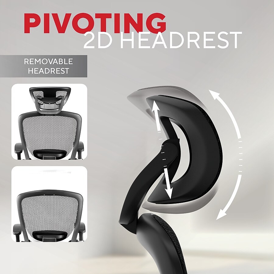 Staples Hyken Ergonomic Mesh Swivel Task Chair,...