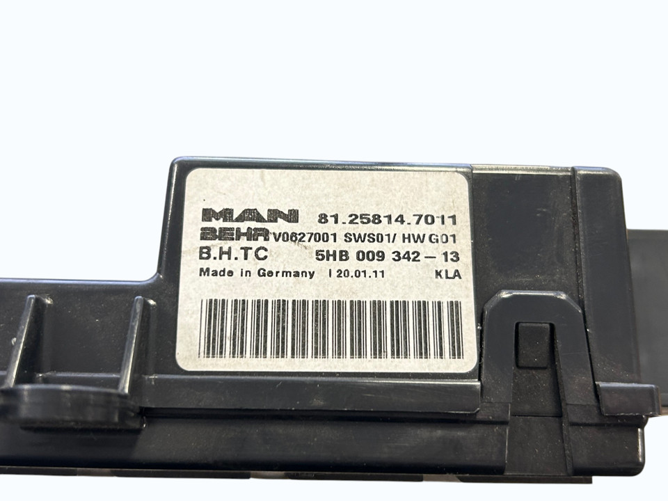 Control Unit 81258147011 BHTC MAN Trucks TGX I 2011