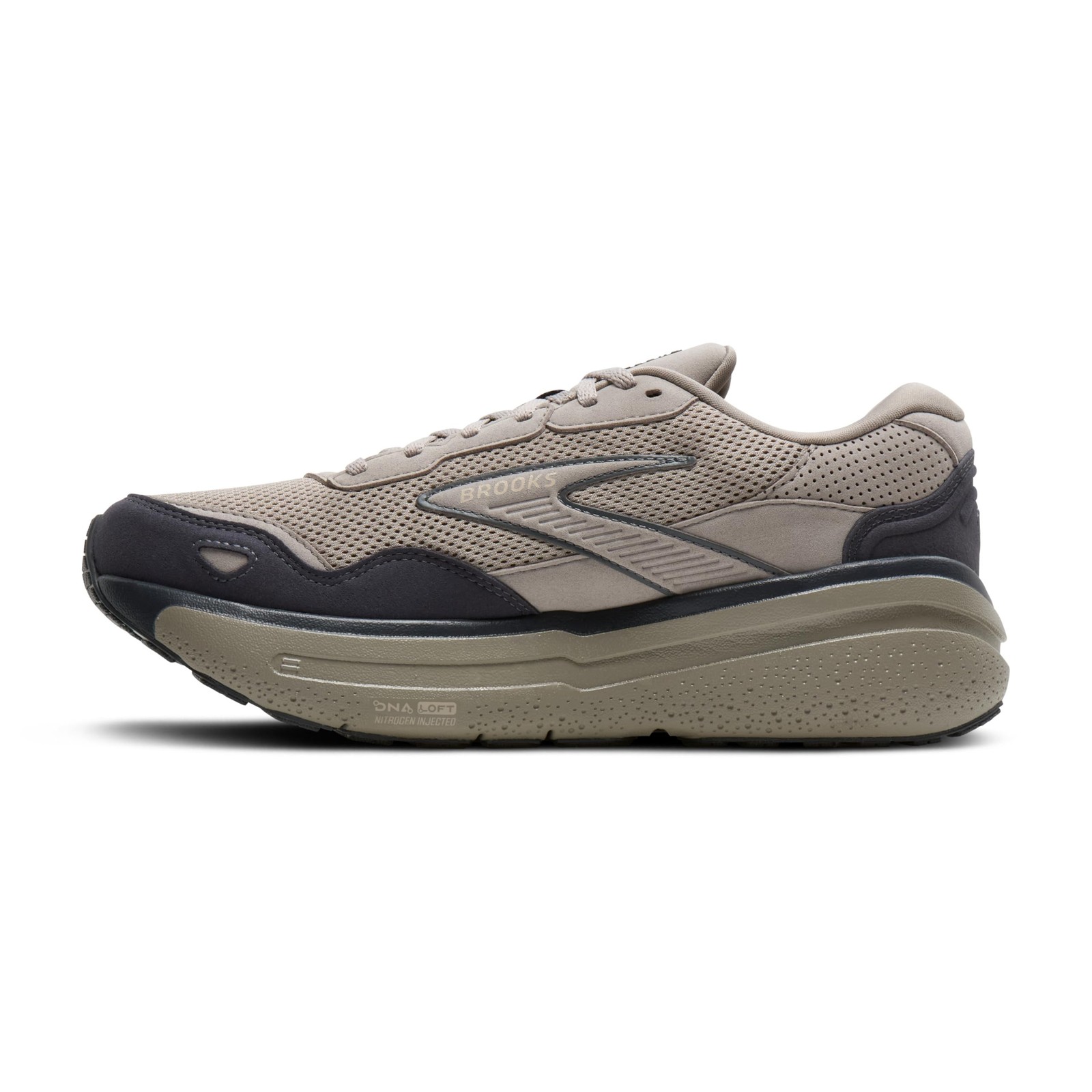 Brooks Men’s Ghost Max Suede/Leather Neutral Running & Walking Shoe 10