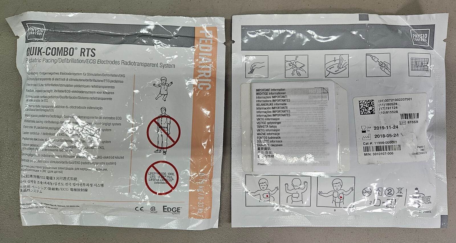 Physo Control Pediatric Lead Sets