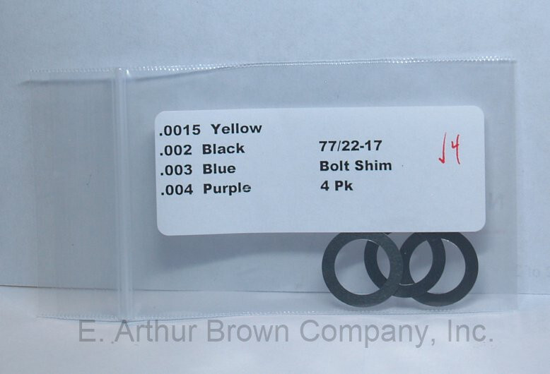 Ruger 77/22 Bolt Shim Kit