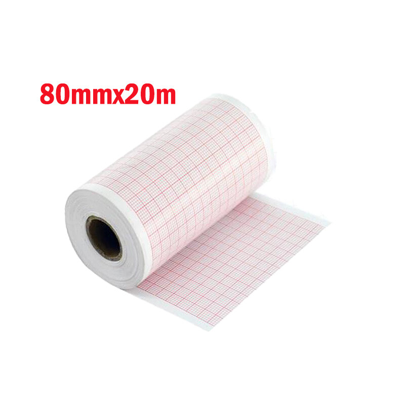 PRINTER PAPER FIT FOR CONTEC ECG EKG Machine ECG300G,Thermal Record,80mmx20m