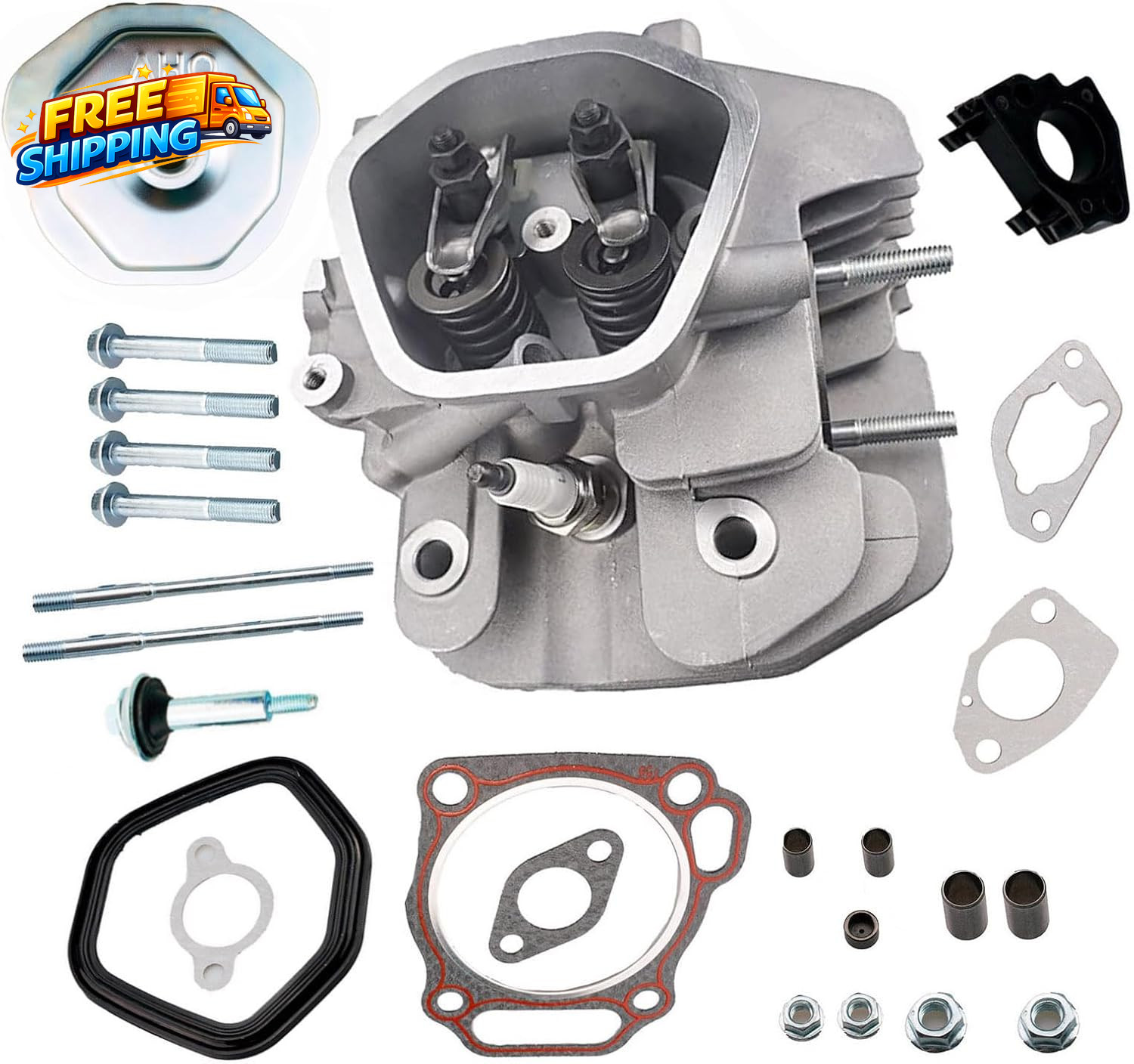 Assembled Cylinder Head Compatible with Harbor Freight Predator 420Cc Engine