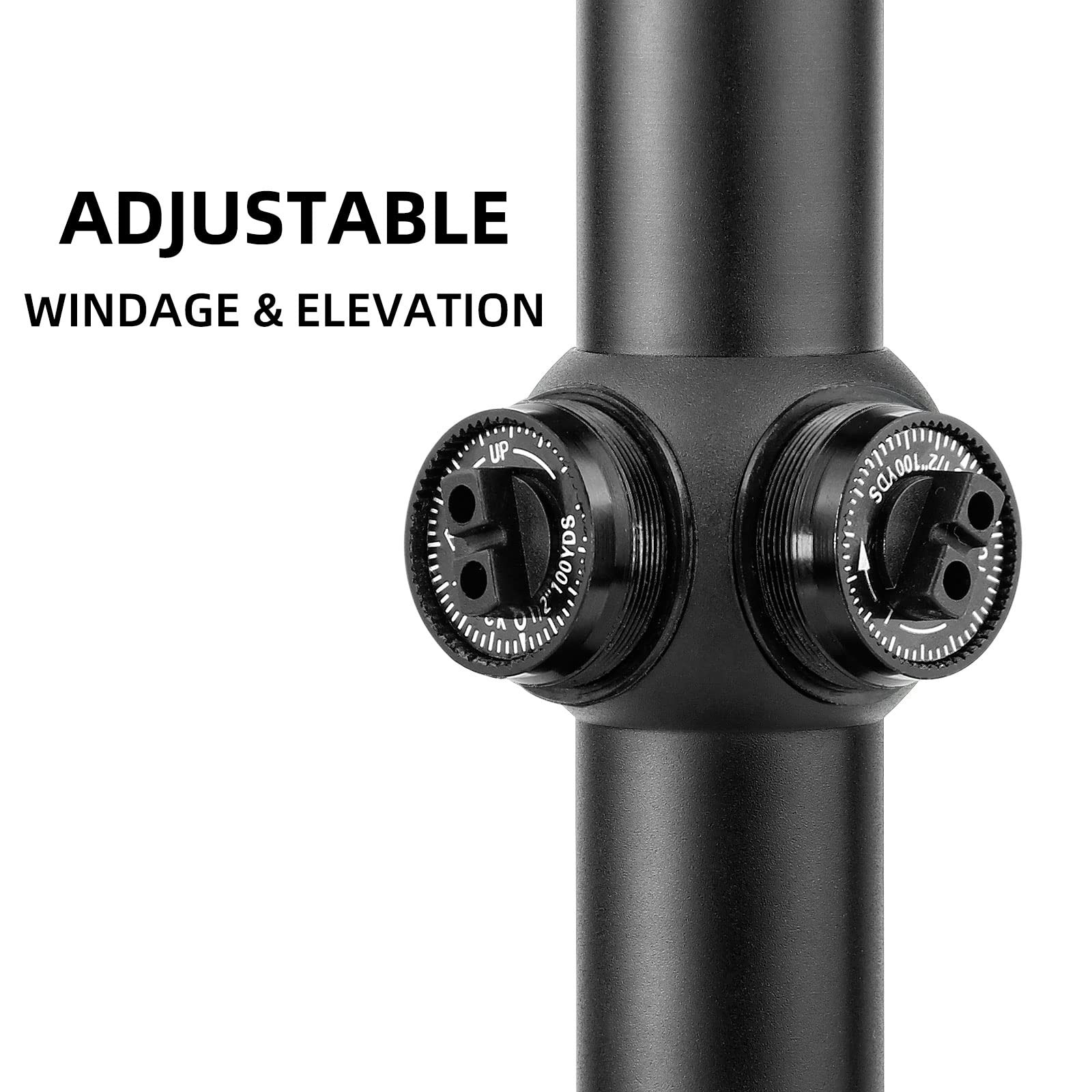Beileshi 4x32 Red Blue Illuminated Archery Scope with 20mm Mount