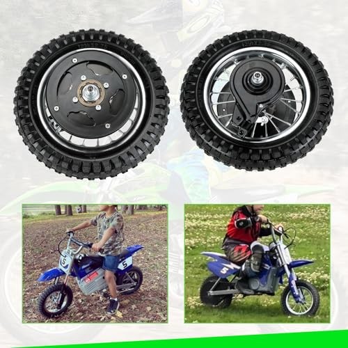 12-1/2 x 2.75 12.5x2.75 Rear Wheel Assembly Replacement for Razor MX350 MX400