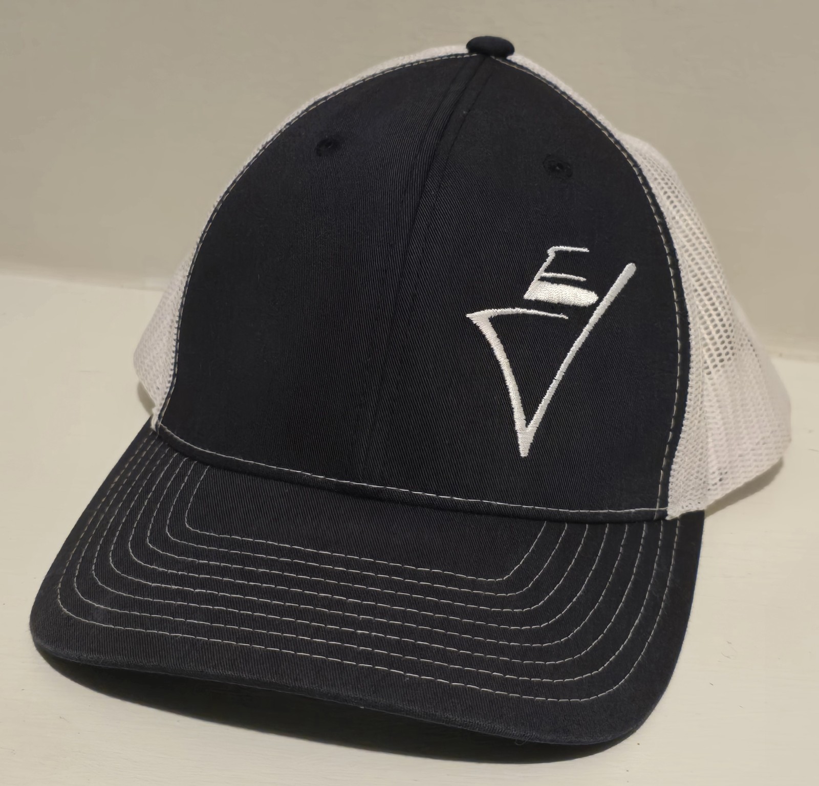 Beyond The Links Golf Hat Cap Trucker Golf Hat Mesh Back Richardson 112 Blue