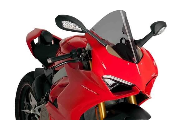 Puig Racing Screen Windshield Dark Smoke Ducati Panigale V2 2020 - 2024
