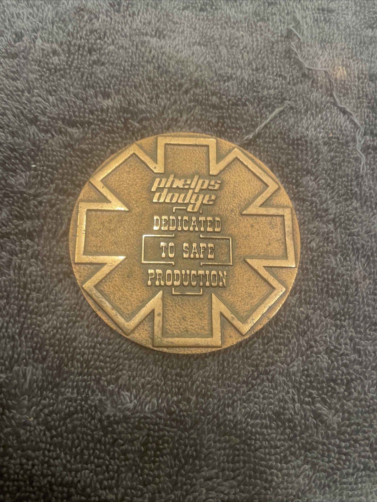 Phelps Dodge Copper Coin Safe Production Coin
