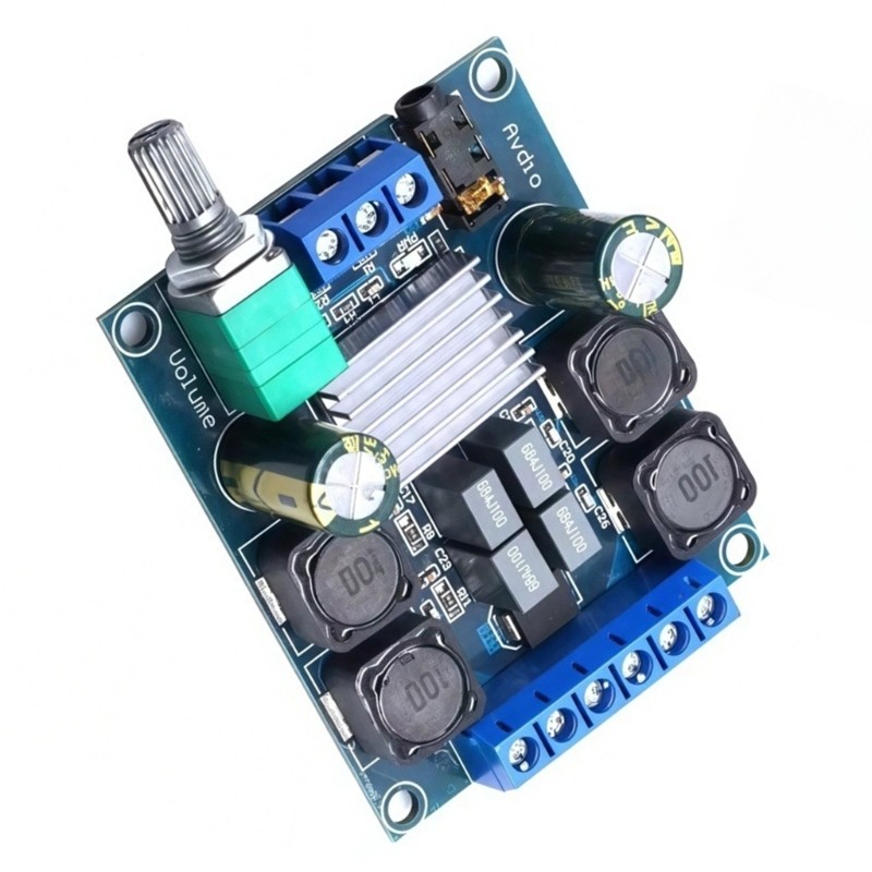 Advanced XY-502 2x50W Power Amplifier Module With Shortcircuits Protections