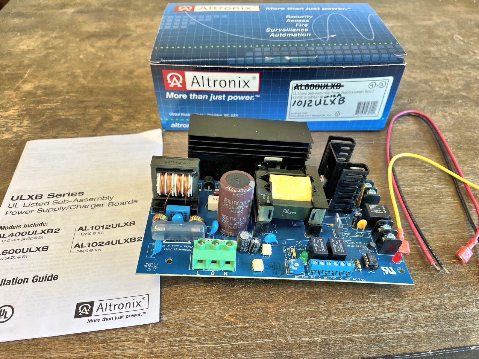 Altronix 1012ULXB 10A Power Supply Board
