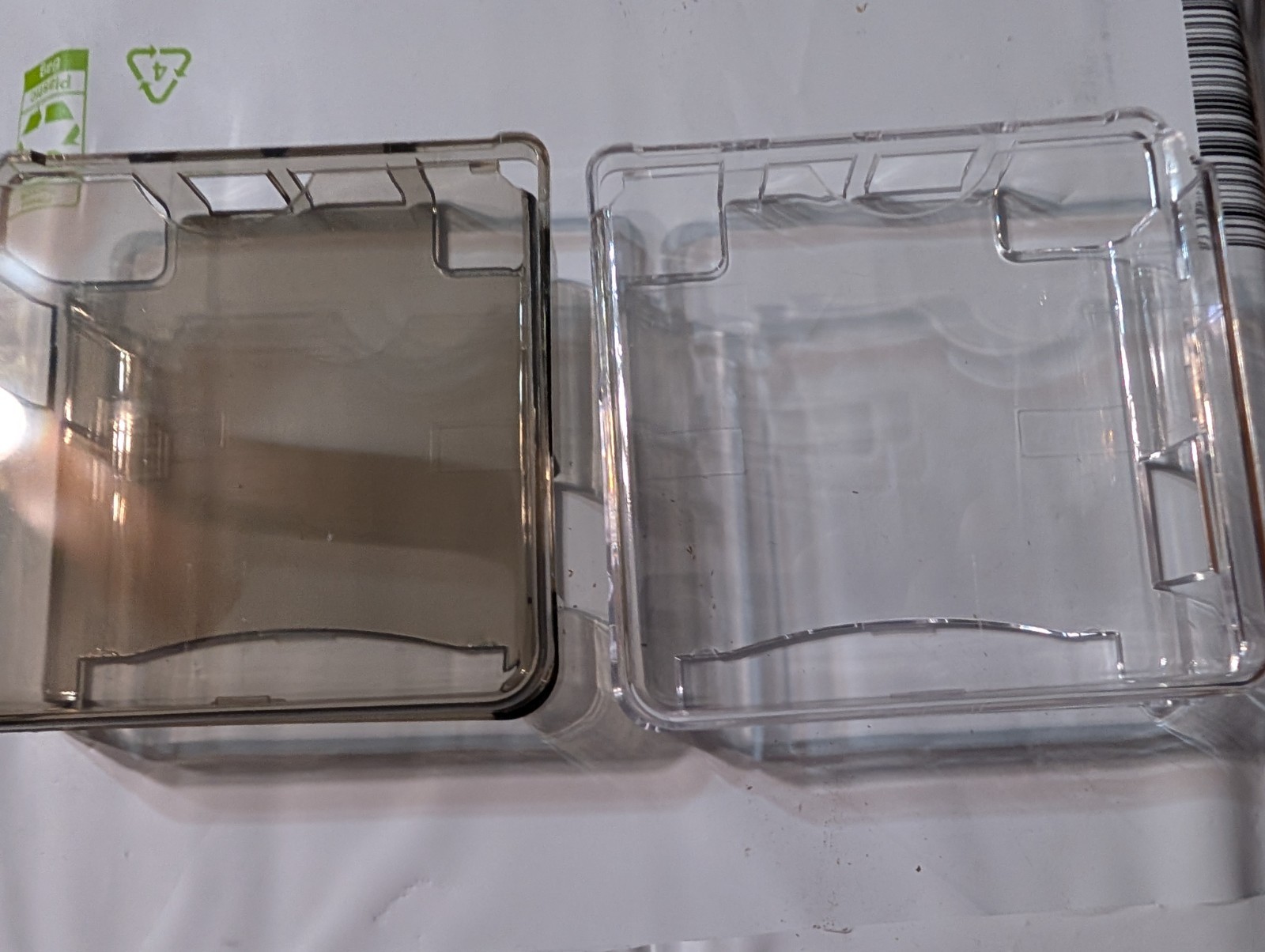 Nintendo Gameboy Advance GBA SP Hard Shell Plastic Case - Clear Or Smoke
