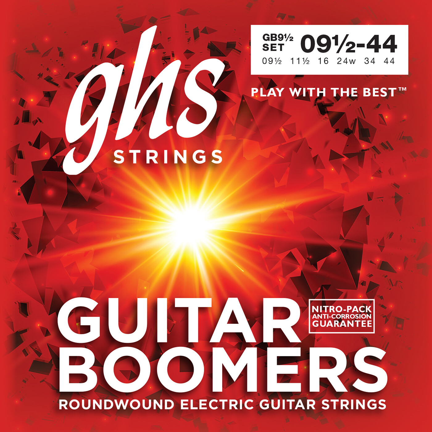 GHS Strings Electric Guitar Strings (GB9 ½-10 SET) (10 sets)