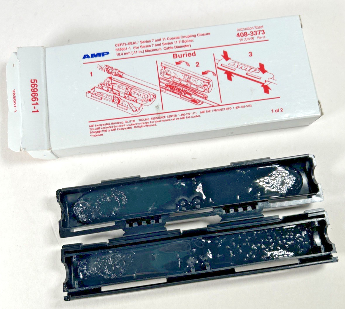 AMP Certi-Seal for  6/59 Coaxial Gel Coupling Splice Closure   569661-1