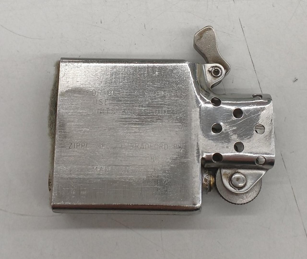Zippo lighter ZIPPO Model Number Plain ZIPPO