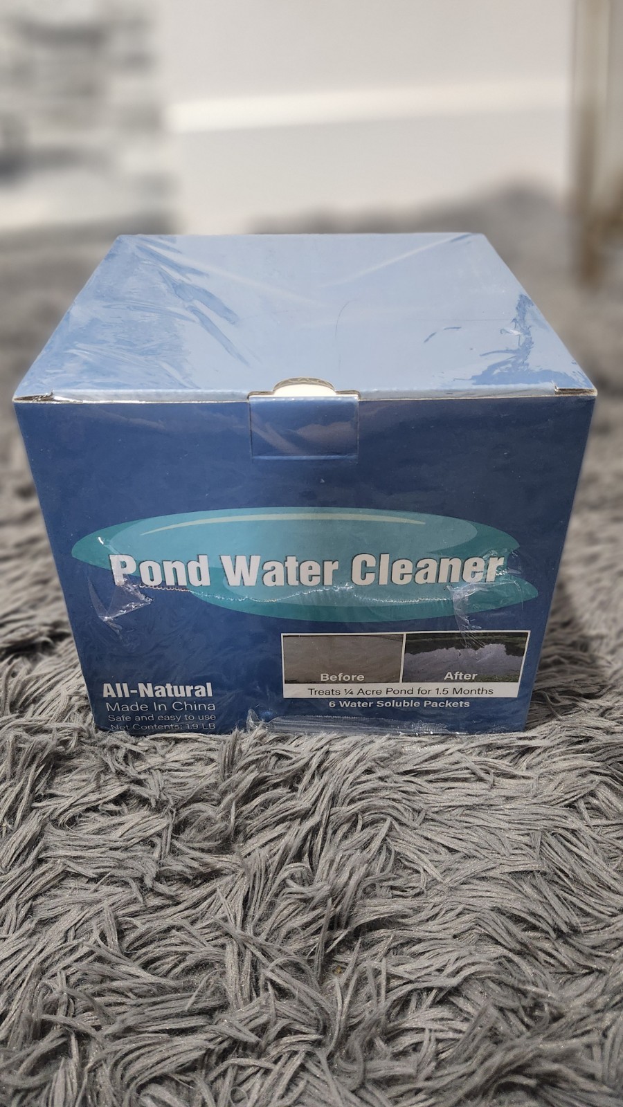 Pond Water Treatment Beneficial Bacteria Clarifier 6 Water Soluble Packets