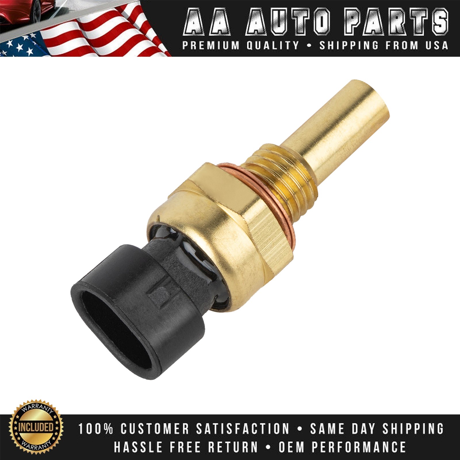 Engine Coolant Temperature Sensor for Chevrolet Tahoe GMC Yukon 5.3L 12608814