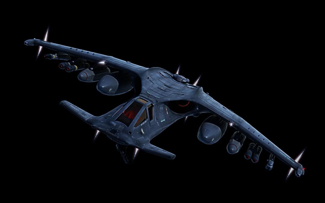 Space: Above And Beyond  SA-43 Hammerhead Atmospheric Attack Jet 3d Resin...