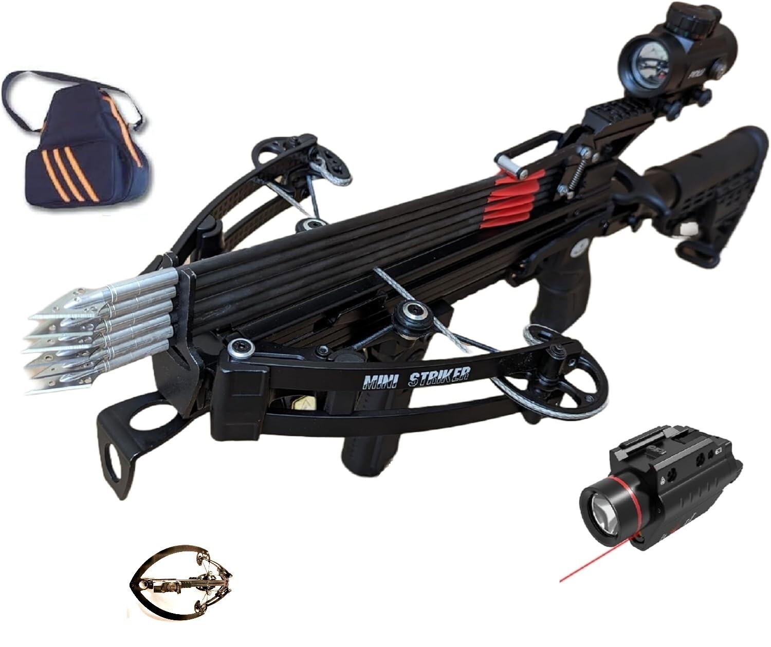 150lbs MINI STRIKER REPEATING  "SPECIAL FORCES KIT" DETACHABLE BUTTSTOCK & MORE!