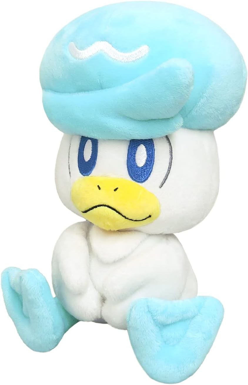 Sanei PP235 Pokemon All Star Collection Quaxly 7-inch Stuffed Plush USA Seller