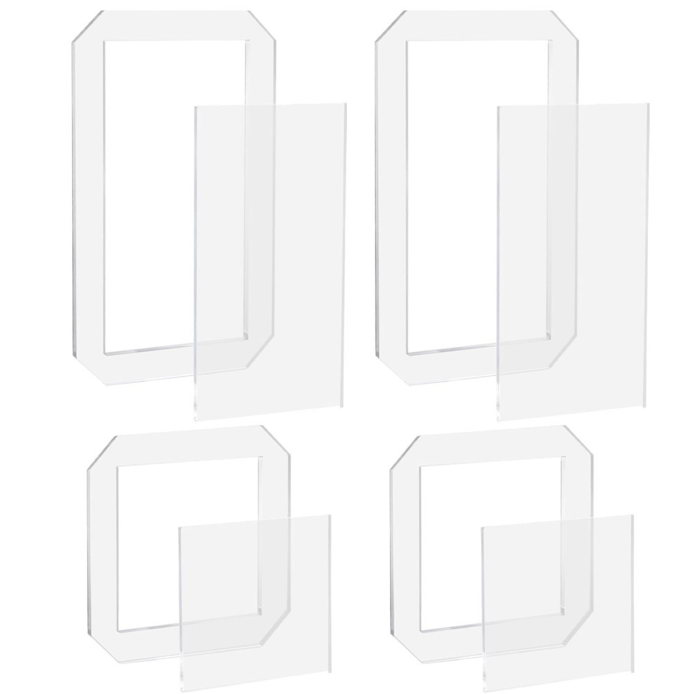8 Pcs Acrylic Quilting Template Sewing and Cutting Templates Stencils for