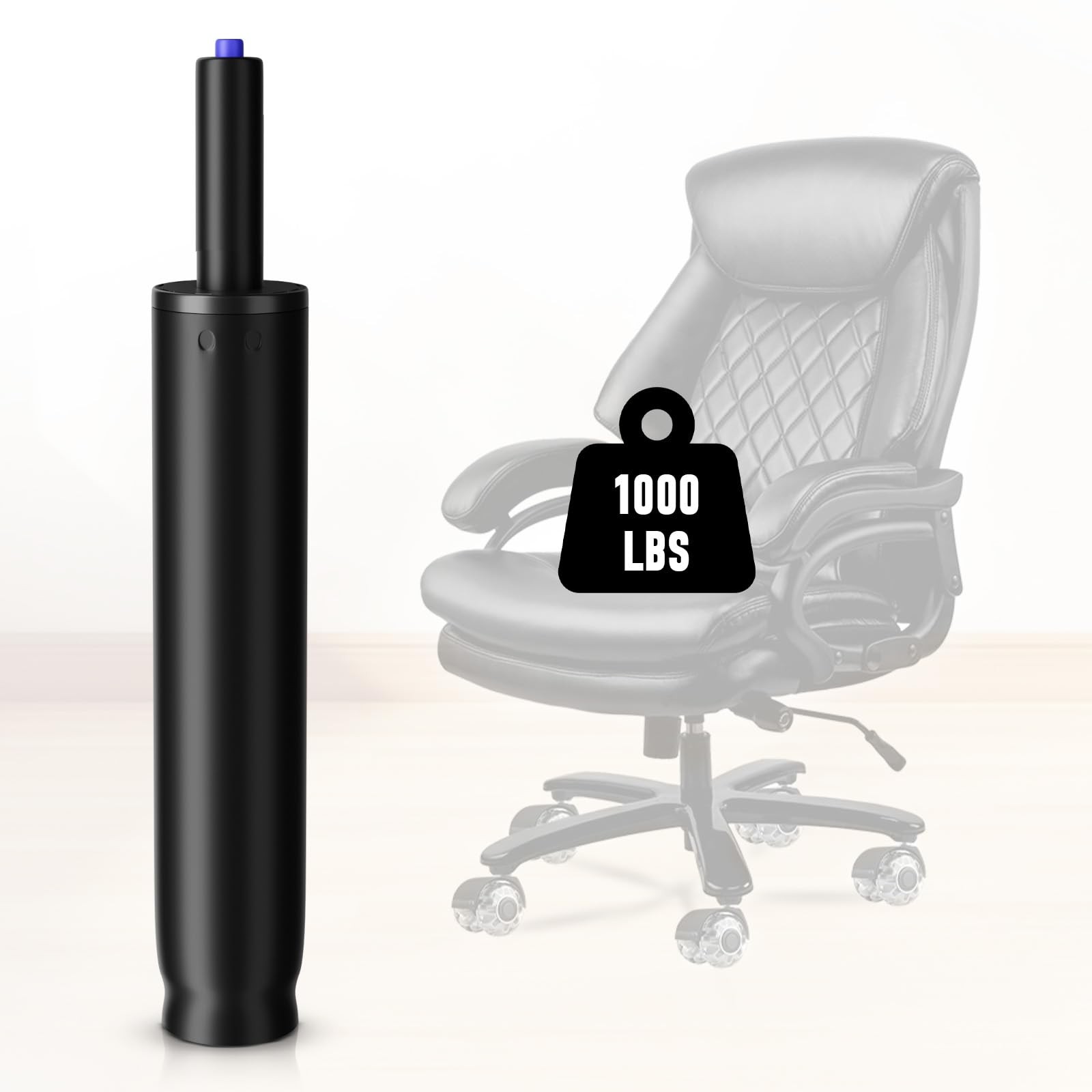 Sytopia 11.5 Inch to 17.5 Office Chair Cylinder 6'' Travel Length, Black