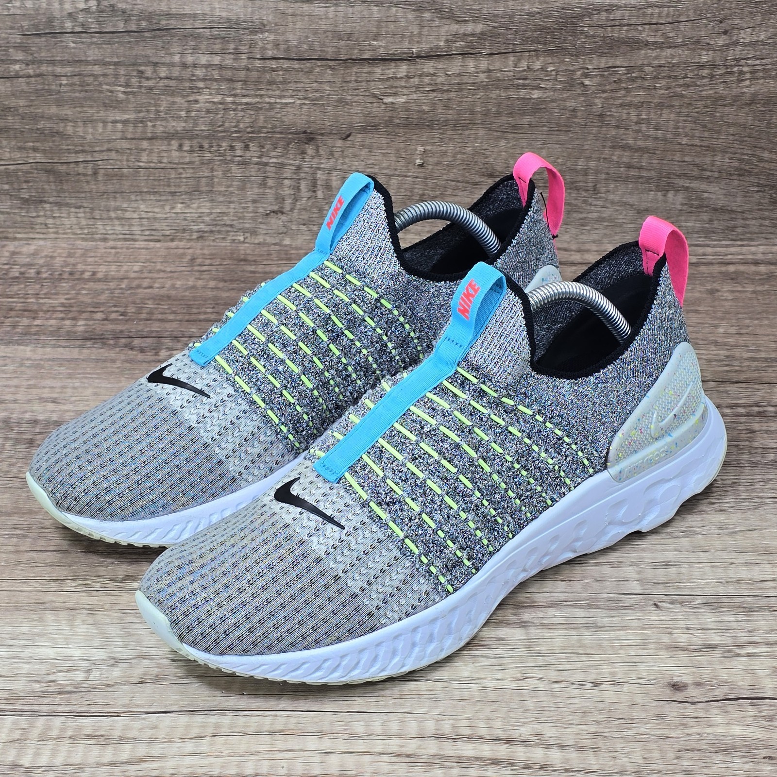 Nike React Phantom Run Flyknit 2 Men's Size 11 Gray Running Shoes (CZ7865-100)