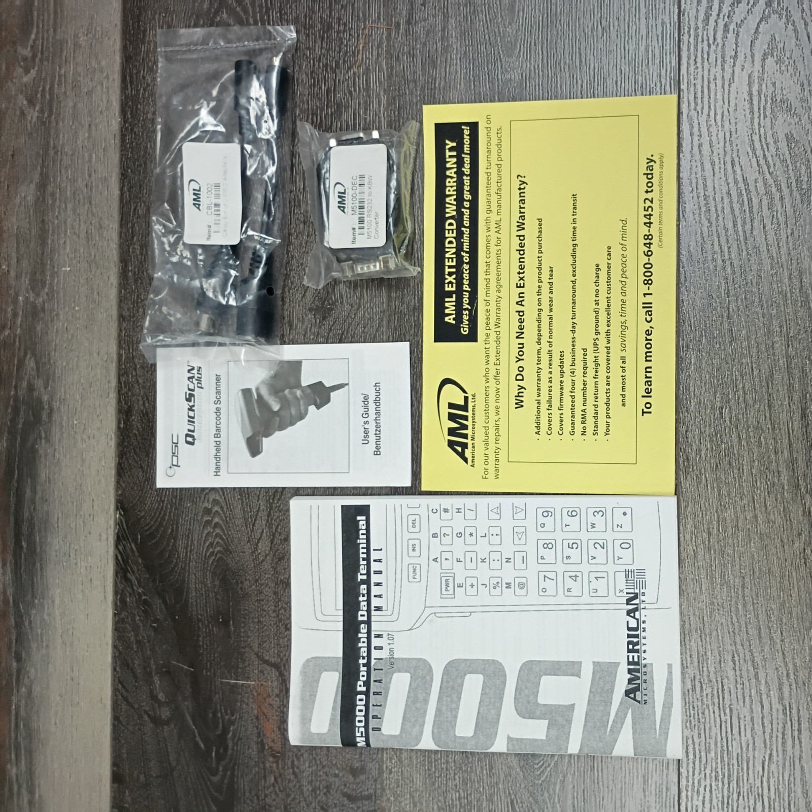 PSC QS6000 PLUS GREY BARCODE SCANNER