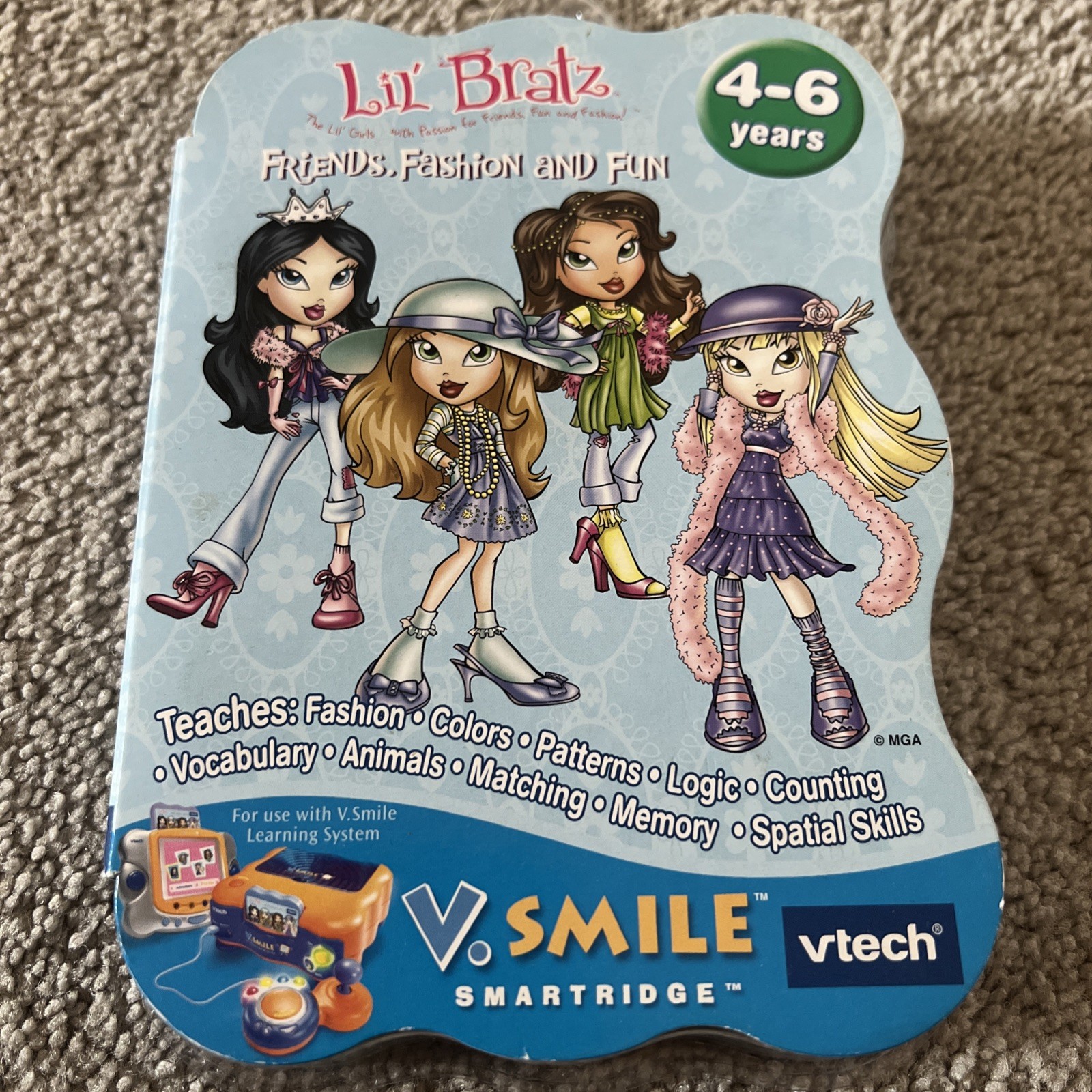 NEW Vtech V. Smile Smartridge LIL' Bratz Friends Fashion & Fun - Ages 4-6 Years
