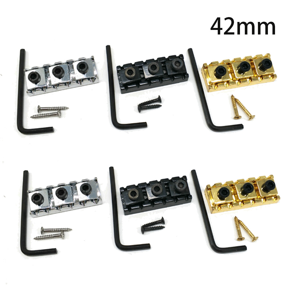 2 Sets Guitar Locking Nut 42mm String Lock For Floyd Rose Tremolo Bridge US
