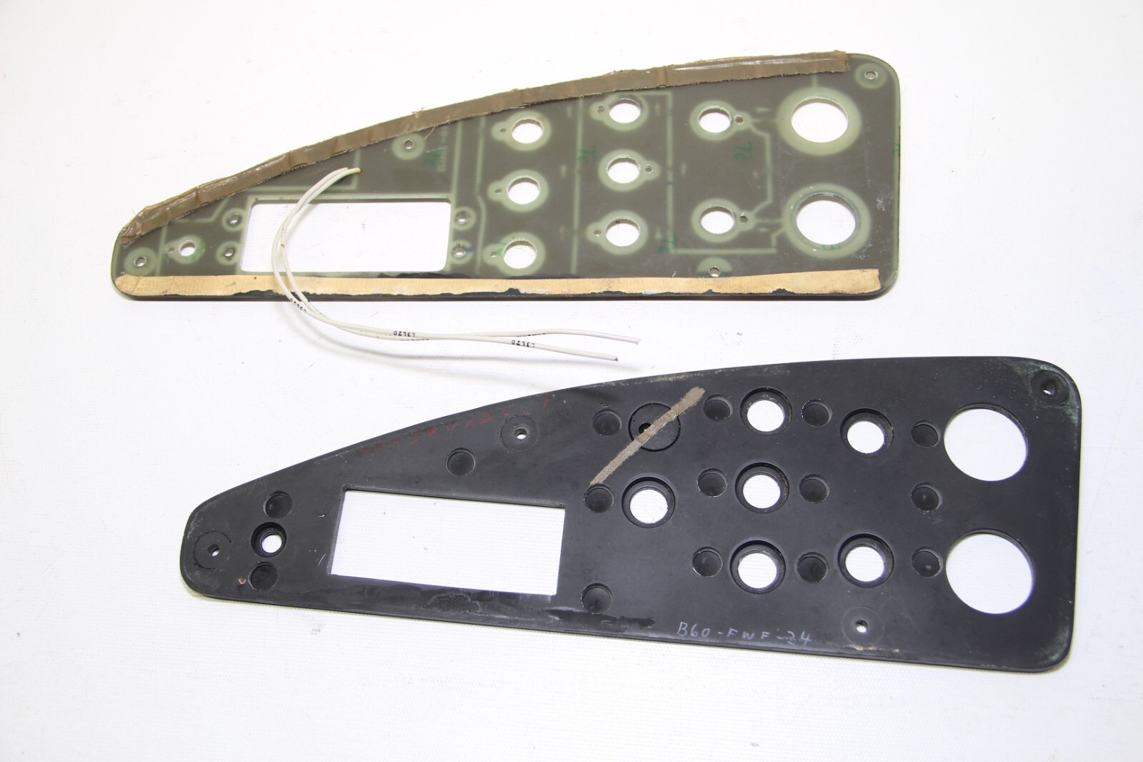 Beechcraft L/H Upper Console Edge Lighted Panel & Circuit board, 60-324126-1