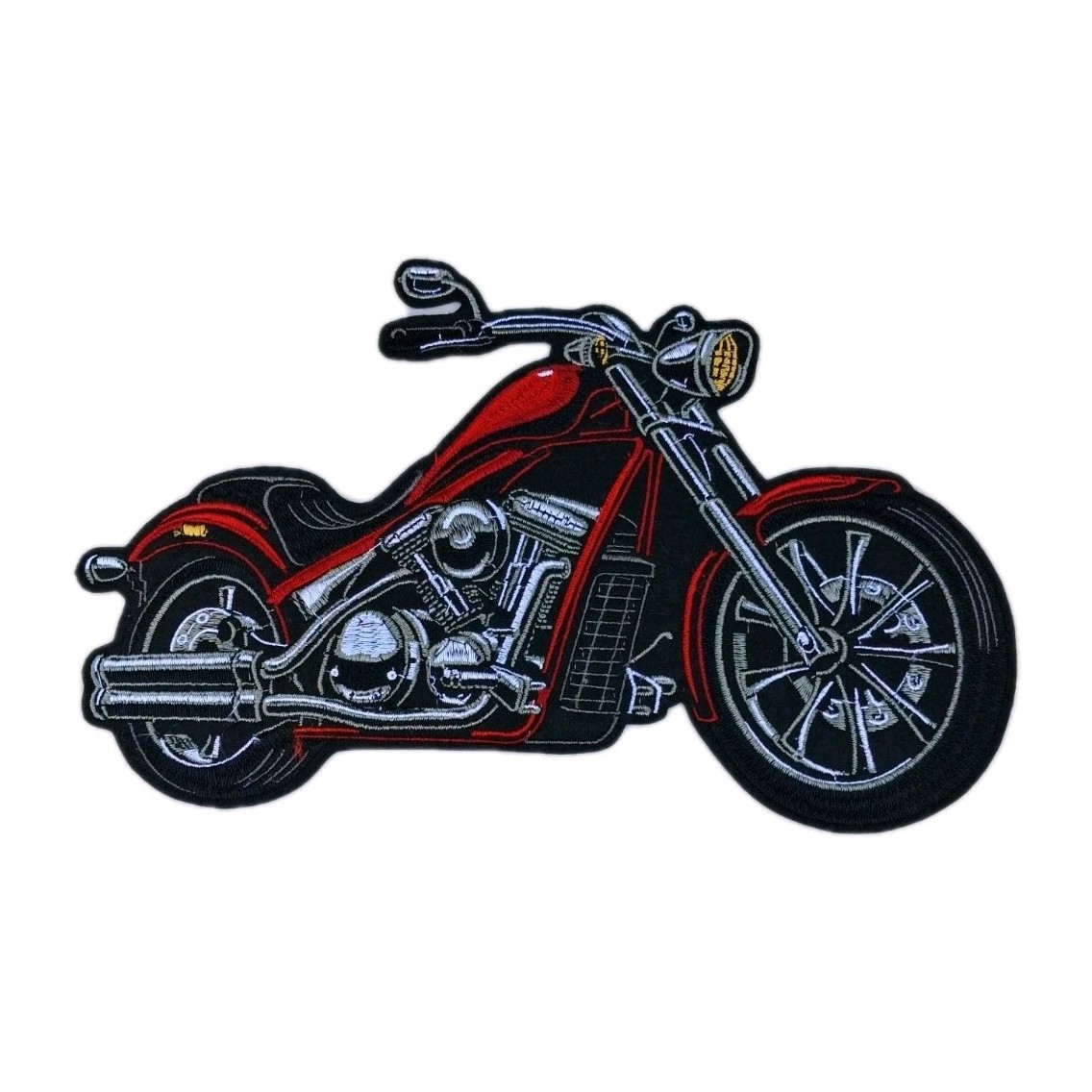 Motorcycle Biker Large Embroidered Iron-on Patch back jacket patches