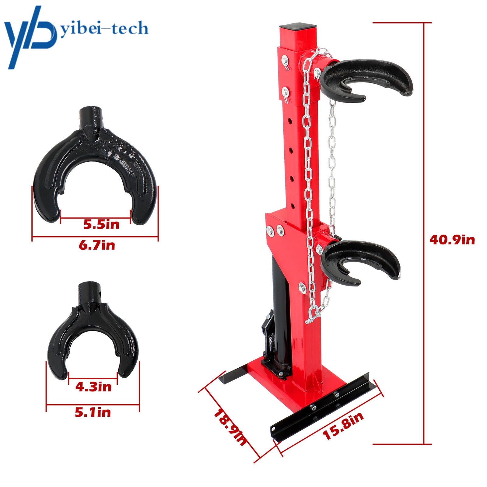Coil Spring Compressor Auto Strut Hydraulic Compressor Removing Tool 4.5Ton