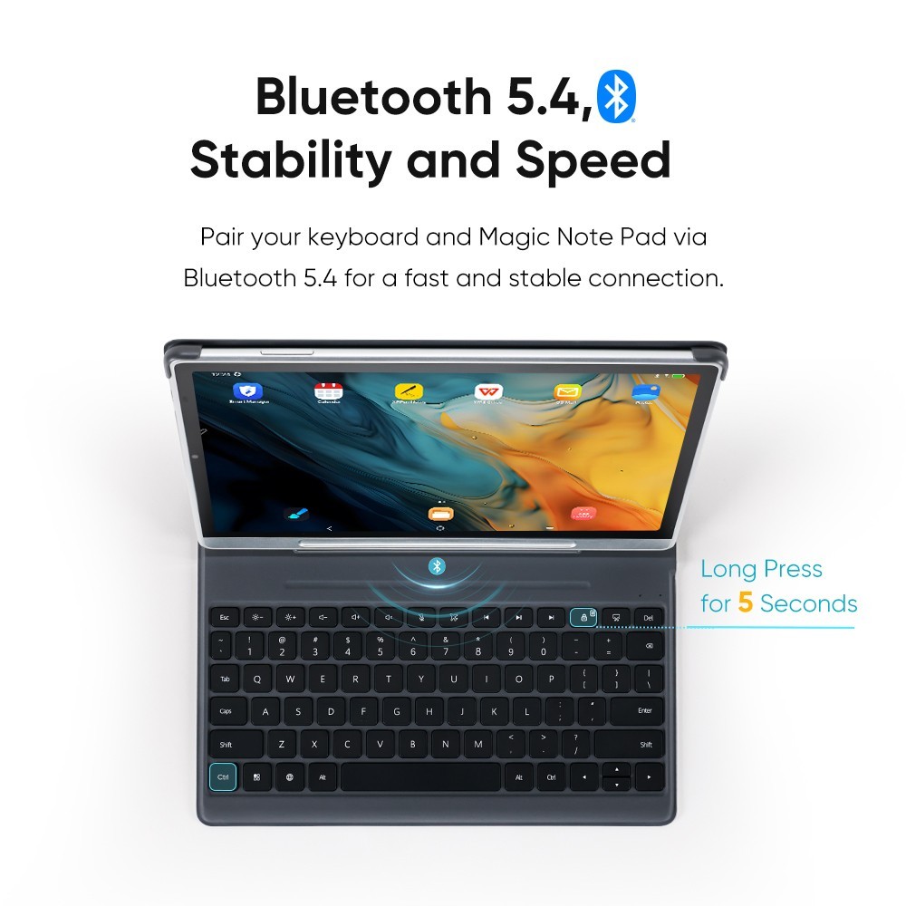 XPPen ACK09 Adjustable Bluetooth Shortcut Keyboard Only For Magic Note Pad
