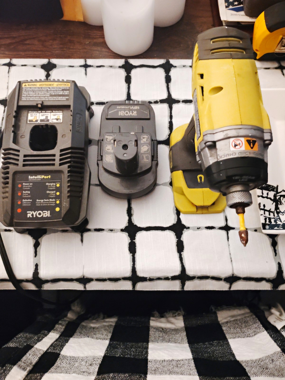 Ryobi ONE+ 18V Cordless Impact Driver Kit w/ 1 Li-Ion Battery & Charger