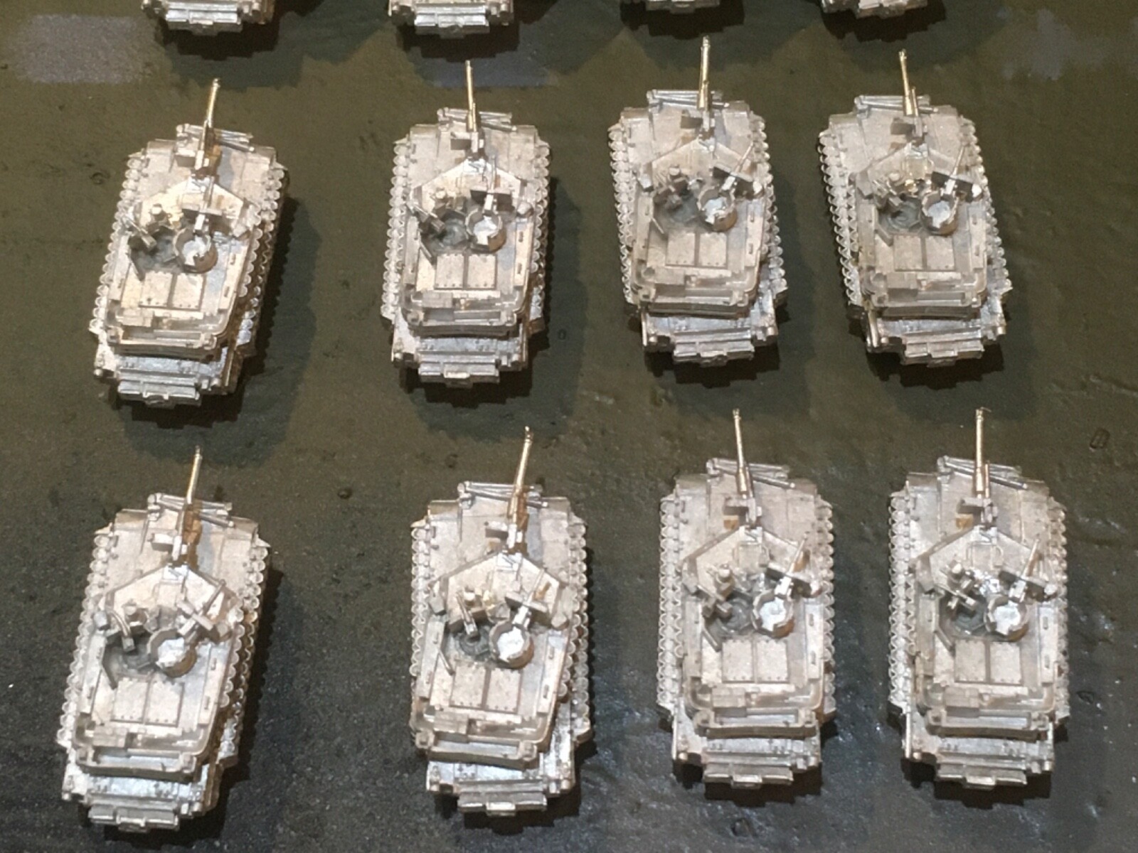 4 GHQ M1A2 TUSK 2 Abrams 1/285 Modern Micro Armor 6mm NATO War USA REDUCED 12.99