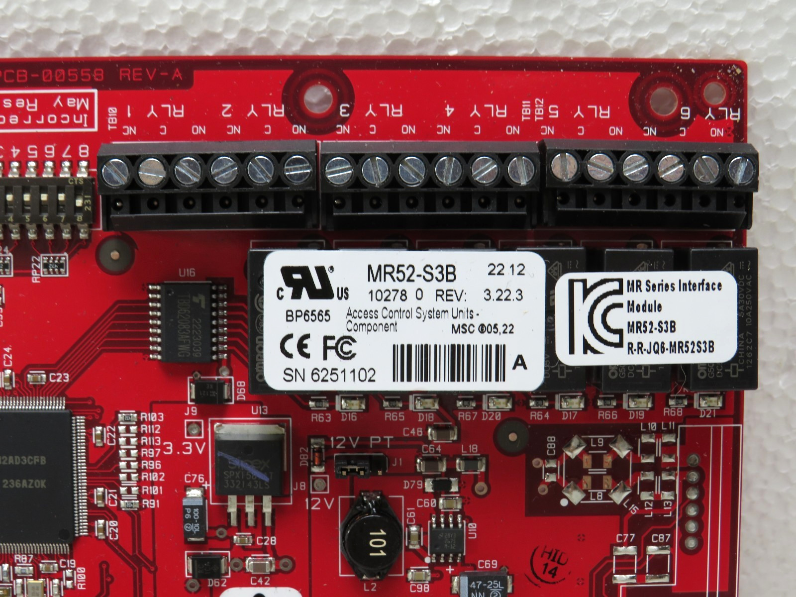 Lenel MR52-S3B Dual-Card Reader Interface Panel [CTKC]