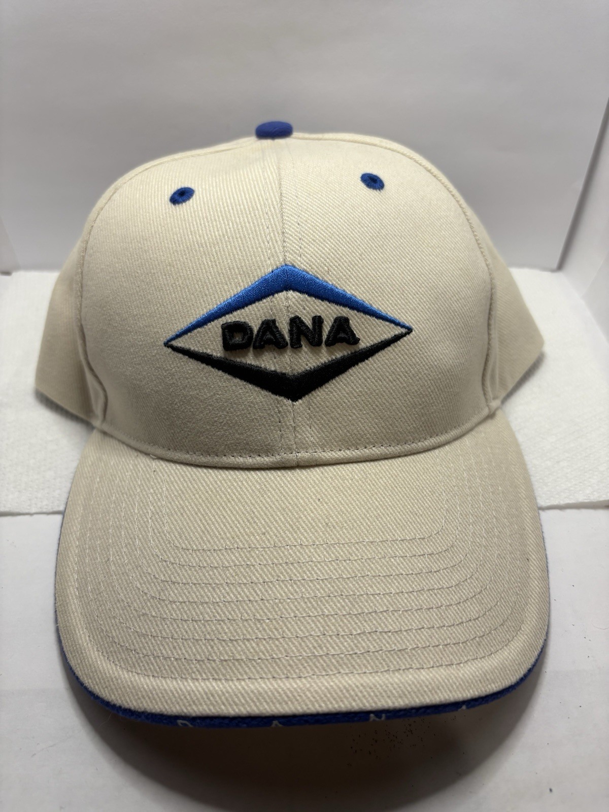 Dana Branded - White / Blue  Baseball Cap
