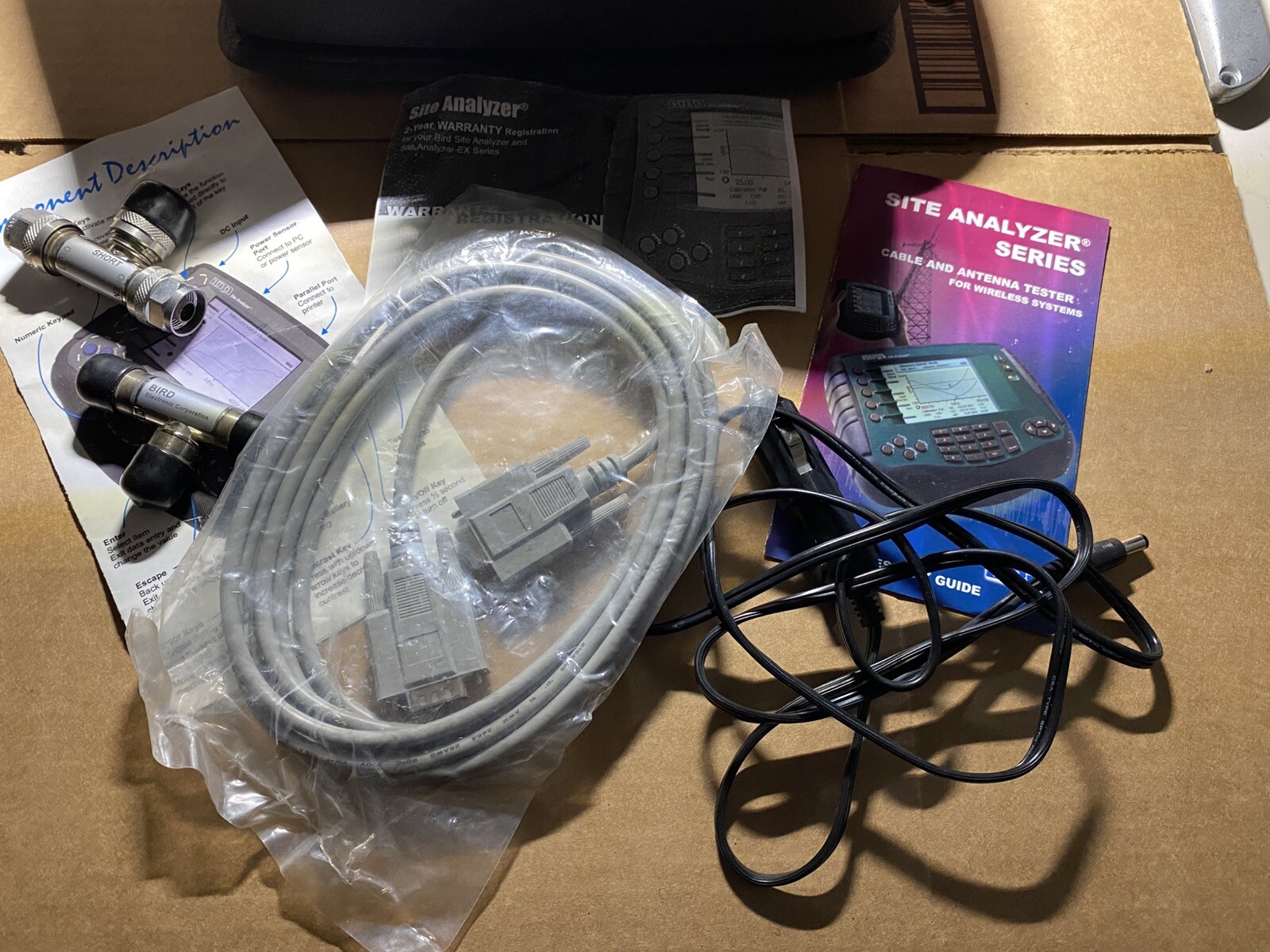 Bird SA-6000EX Cable Antenna Site Analyzer 25-6000 MHz Unit
